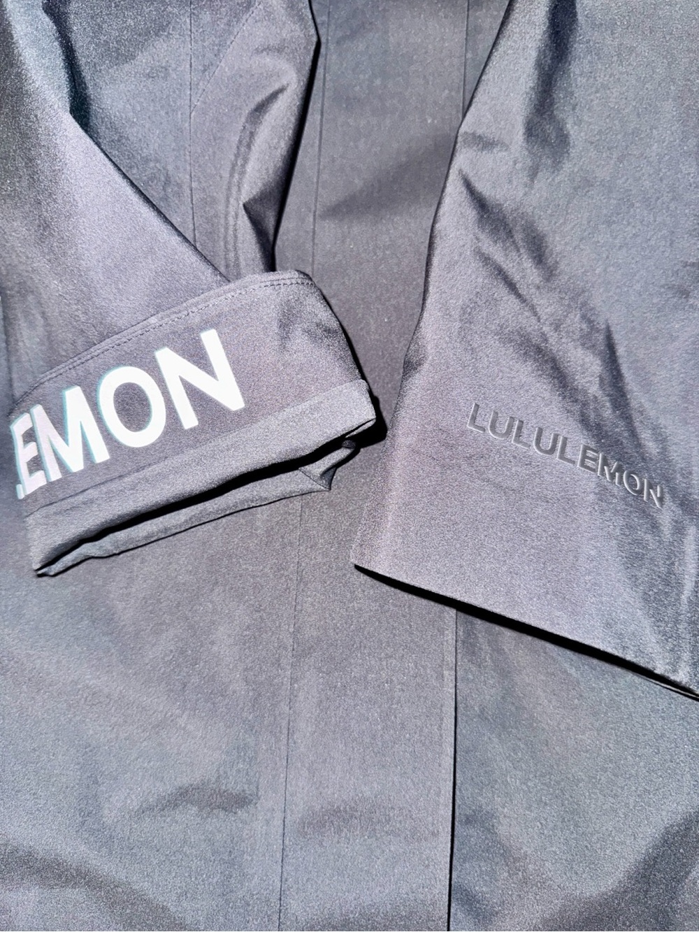 Lululemon Rain Rebel Jacket Black NWT Waterproof Raincoat Sizes 8 & 10 - Picture 14 of 15